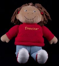 Eden Arthur's Friend FRANCINE Girl Doll Plush Lovey Marc Brown PBS